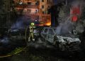 Rusko zasáhlo Kyjev největším balistickým útokem od začátku války