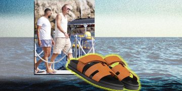 Erling Haaland obouvá na dovolené luxusní sandály Hermès